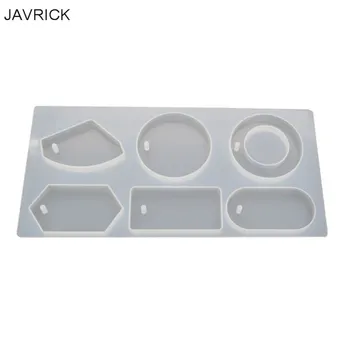 

DIY Craft Transparent Silicone Mold Necklace Pendant Resin Mould