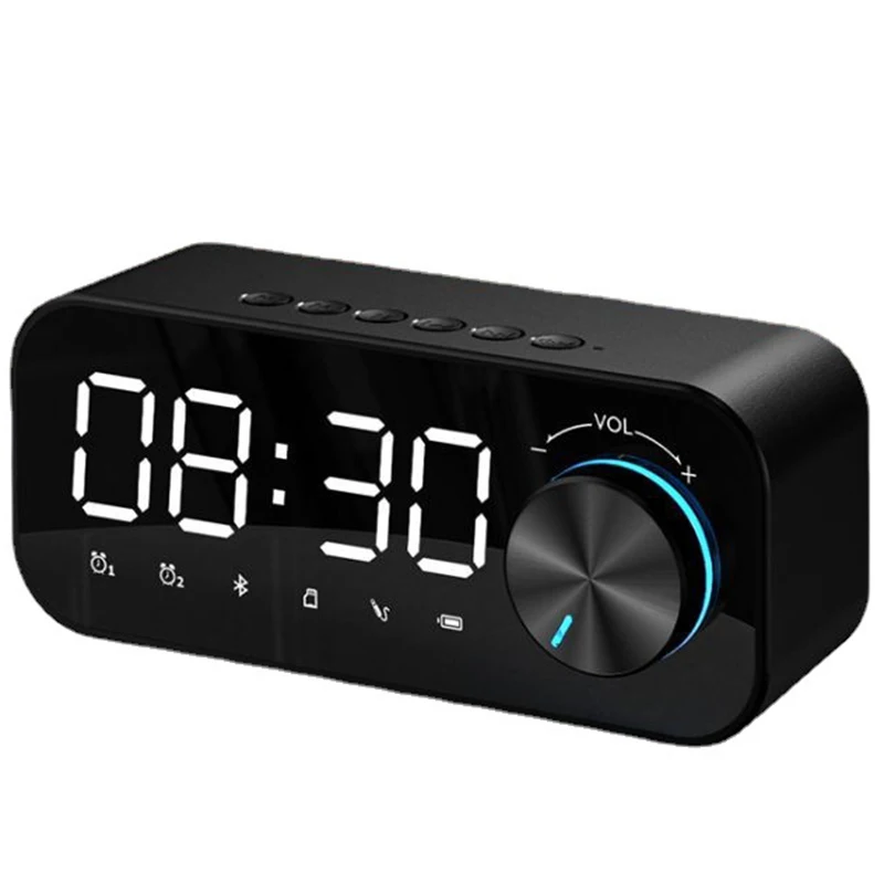 Bluetooth Speaker with Alarm Clock for Kids ,Loud Dual Alarm Clocks