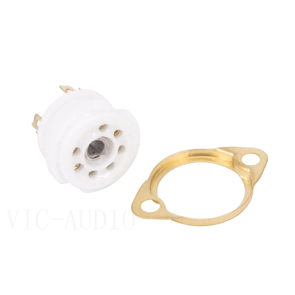 7Pins Electronic Tube Socket For 6J1 6X4 6J2 6J3 6J4 6J5 6Z4