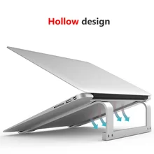 Aliexpress - Aluminum Alloy Laptop Stand 11-17 inch Folding Notebook Stand For Macbook Air Pro Lapdesk Non-slip Computer Cooling Bracket