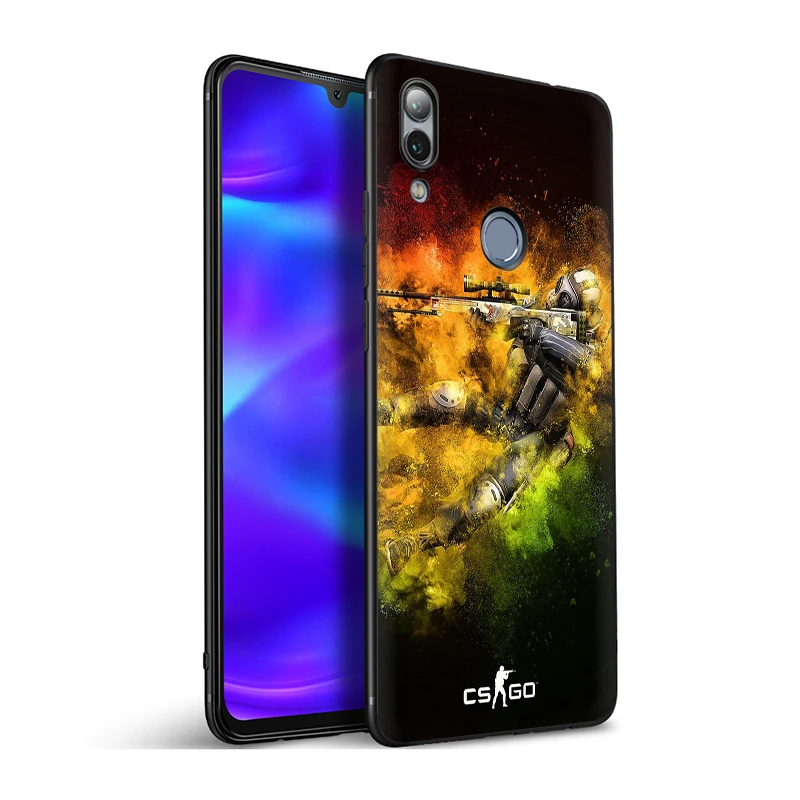 EWAU CS GO игры силиконовый чехол для телефона для huawei Honor 6A 7A Pro 7C 7X 8X 8C 8 9 Примечание 10 Lite вид 20 9X Pro 8A 20S