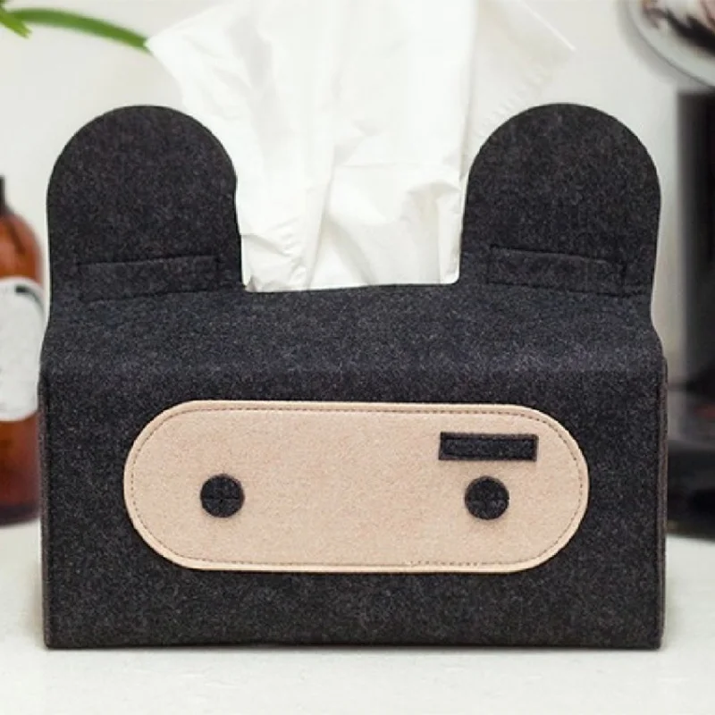 Minimalist Felt Tissue Box Environmentally Friendly Carton Storage Box Storage Bag