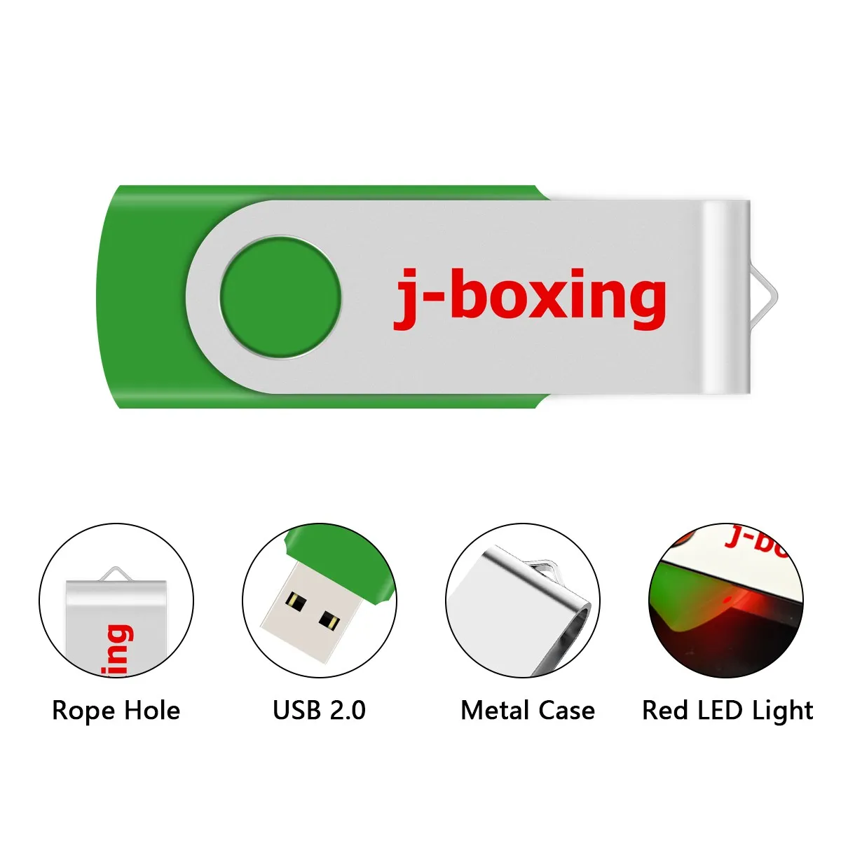 32gb flash drive J-boxing USB Flash Drive 10PCS/Pack 1GB 2GB 4GB 8GB 16GB 32GB Pendrive Metal Swivel Memory Stick Thumb Drives Colorful for Gifts usb c flash drive