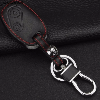 

jingyuqin Remote 2 Buttons Car Key Case Cover Leather For Honda CR-V Civic Fit Freed Step WGN Key Two
