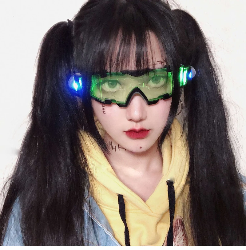 Cosplay&ware Japan Harajuku Anime Glasses Led Super Cool Safety Goggles Cosplay Future Night Vision -Zentai shop online Hd93b5cb49175477b9918edef18d15afbI.jpg
