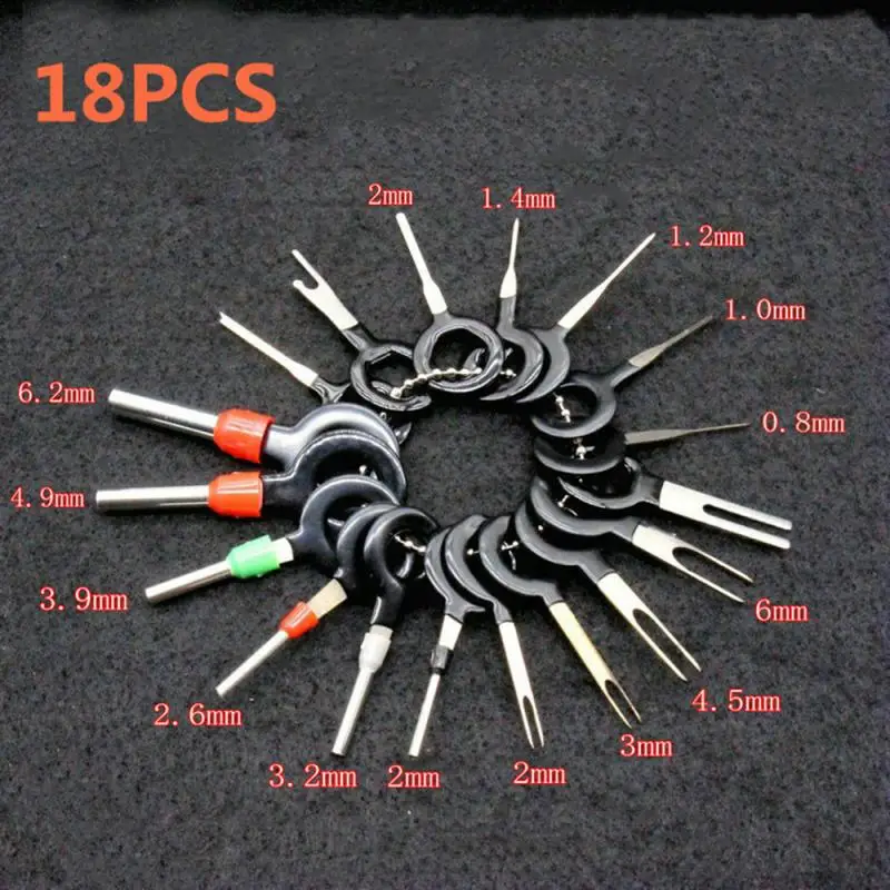 26/32 шт. инструмент для снятия автомобильной клеммы, разъем для провода, съемник для извлечения, набор для извлечения штифтов для автомобиля, инструмент для ремонта штепсельной вилки