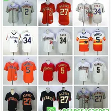 Мужчины Хьюстон Jose Altuve Alex Bregman Джефф Бэгвелл Нолан Ryan FLEX& Cool базовый плеер Джерси camiseta maillot BHR01