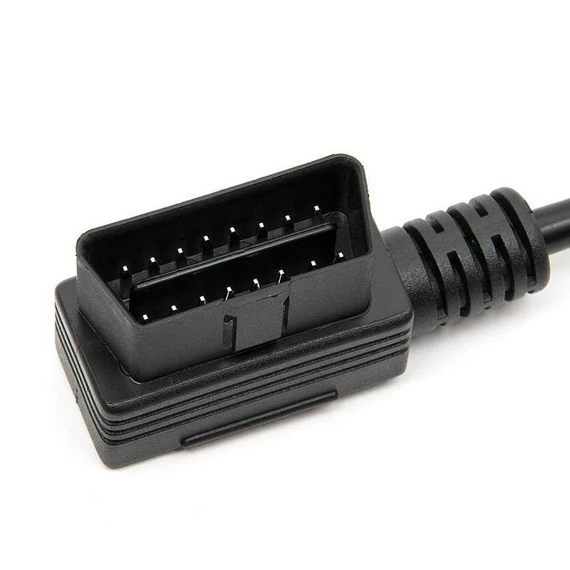 OBD2 OBDII от 1 до 3 16 Pin Мужской и Женский Y разделительный шнур диагностический удлинитель с одним выключателем питания 50 см