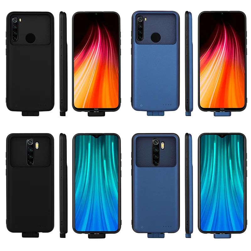 Тонкий чехол с зарядным устройством для Redmi Note8 Pro 5000 мАч Xiaomi Note 8 резервный блок