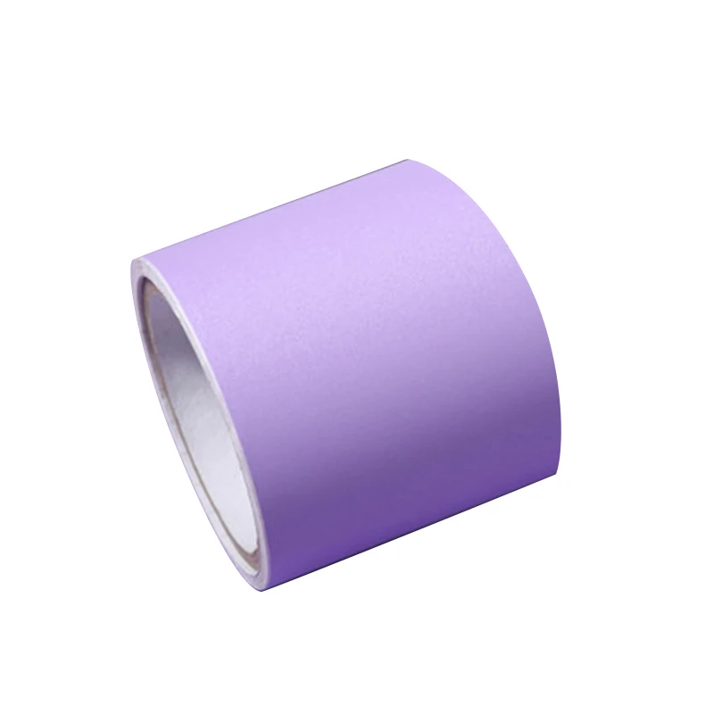 5 м* 10 см мраморный бордюр наклейки ПВХ самоклеющиеся декоративные линии талии водонепроницаемый граница обоев подоконник напольные наклейки - Цвет: Matte Purple