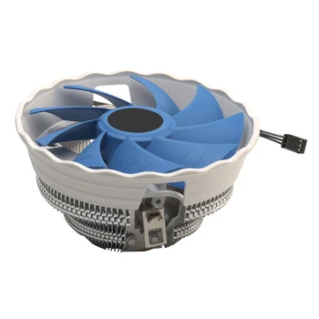 

Hydraulic Bearing Accessories Fan Durable Easy Install Radiator Silent CPU Cooler Double Heat Pipe Universal Desktop Computer