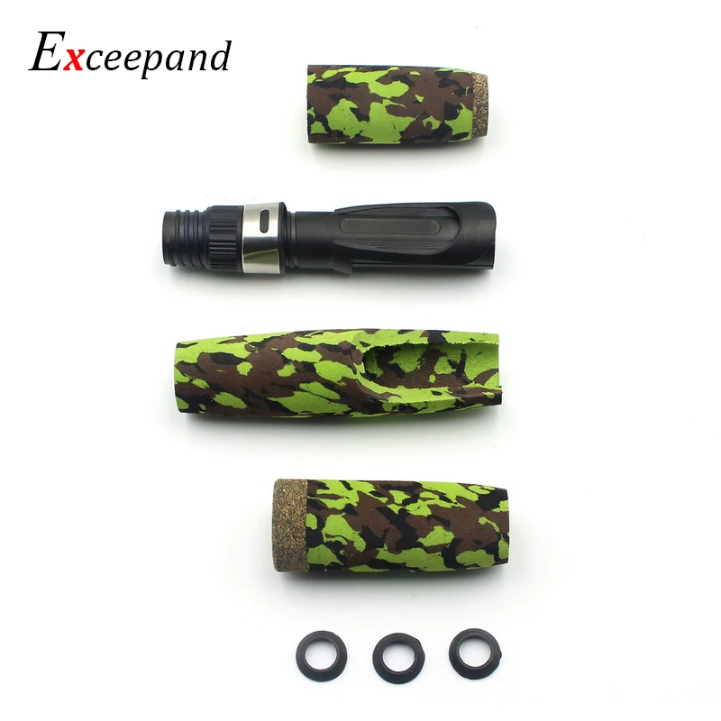 Exceepand CAMO Rod Building EVA камуфляжная спиннинговая ручка для рыболовной удочки и тип ips катушка для ремонта седла