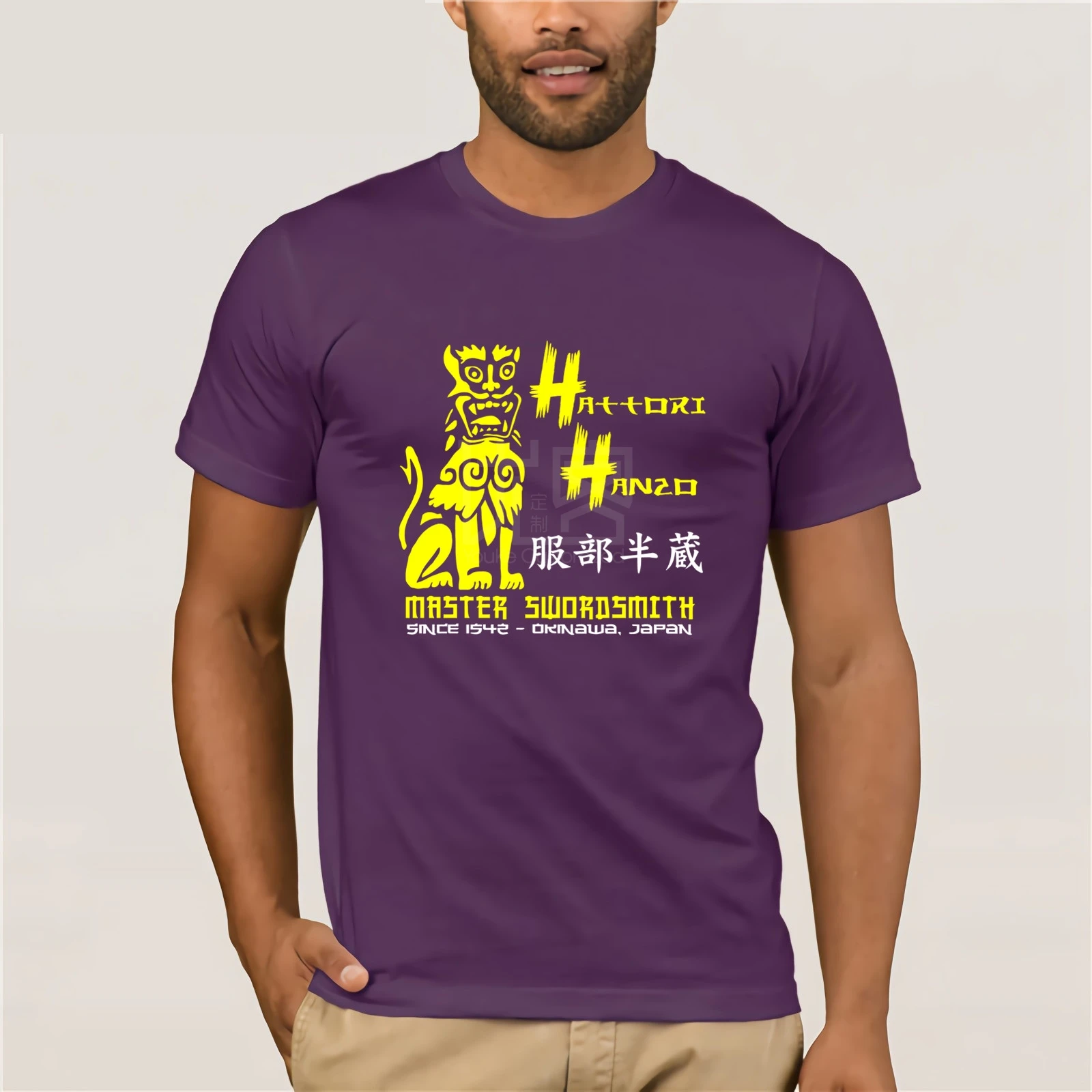Hattori Hanzo японские мечи футболка разных цветов высокого качества футболки