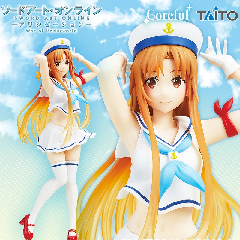 Фигурки героев аниме juai Taito Coreful оригинальные мечи искусство онлайн Yuuki Asuna Marine Look