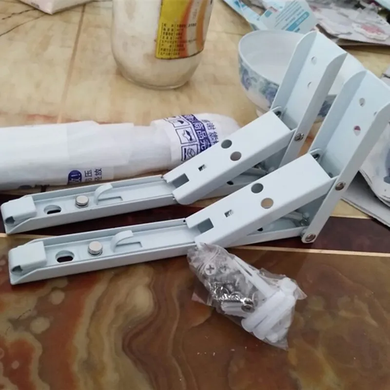 2 шт./компл. складной металлический Треугольный Кронштейн Складной