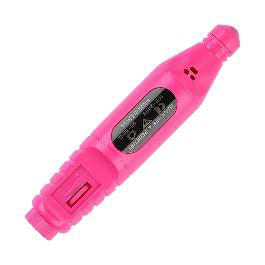 A Машинка для маникюра, ручка, шлифовальный станок для ногтей, USB кабель, портативный аппарат для маникюра, набор устройств, профессиональный инструмент для дизайна ногтей# YL5 - Цвет: A