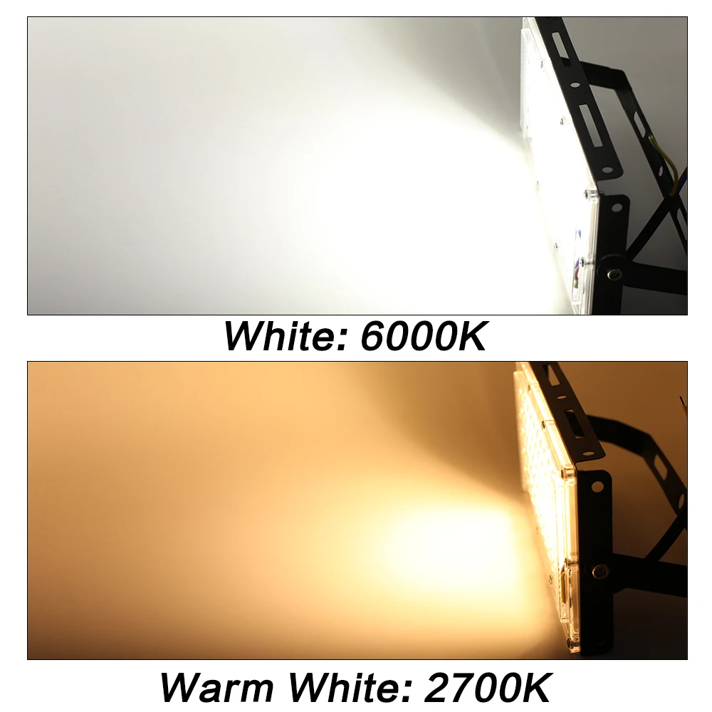 Outdoor LED Flood Light 50W 100W 150W 220V Waterproof Floodlight Indoor LED Spot Light Exterior Street Lamps Landscape Spotlight 3