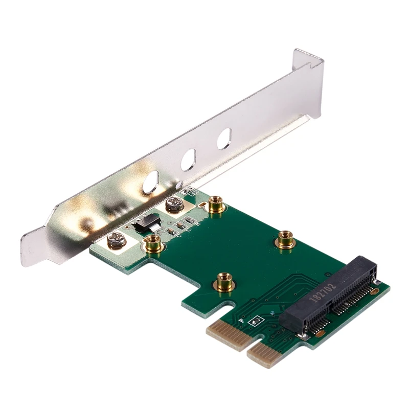 Мини PCI-E Express к PCI-E беспроводной адаптер w 3 антенна WiFi для ПК
