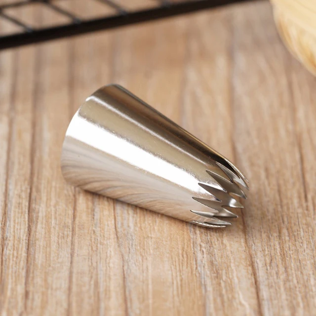 Fúvóka Torta Díszítő Tippek Rozsdamentes Acél Író Cső Jegesedés Csővezeték Krém Sütés És Tészta Szerszámok Sütési 6B# - Image 6