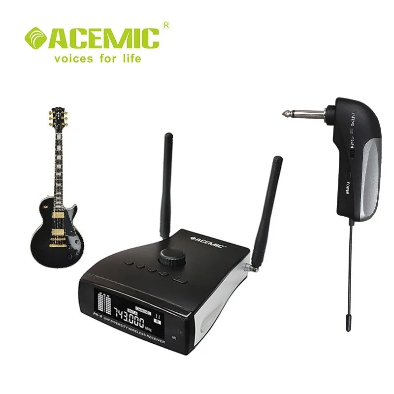 Acemic Pr8/gt2 Pr8/gt1 Stage Diversity Wireless Electric Guitar
