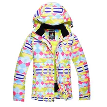 Горячее предложение, бренд Arctic queen, водонепроницаемая ветрозащитная и теплая тканевая куртка, женская куртка для катания на лыжах и сноуборде, 2 цвета, размер S до XL