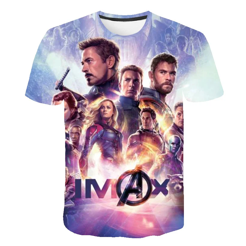 Летние детские футболки с героями мультфильмов Avenagers футболка с Мстителями для мальчиков и девочек Детские футболки с покемоном, летняя одежда От 4 до 14 лет - Цвет: TX-2225