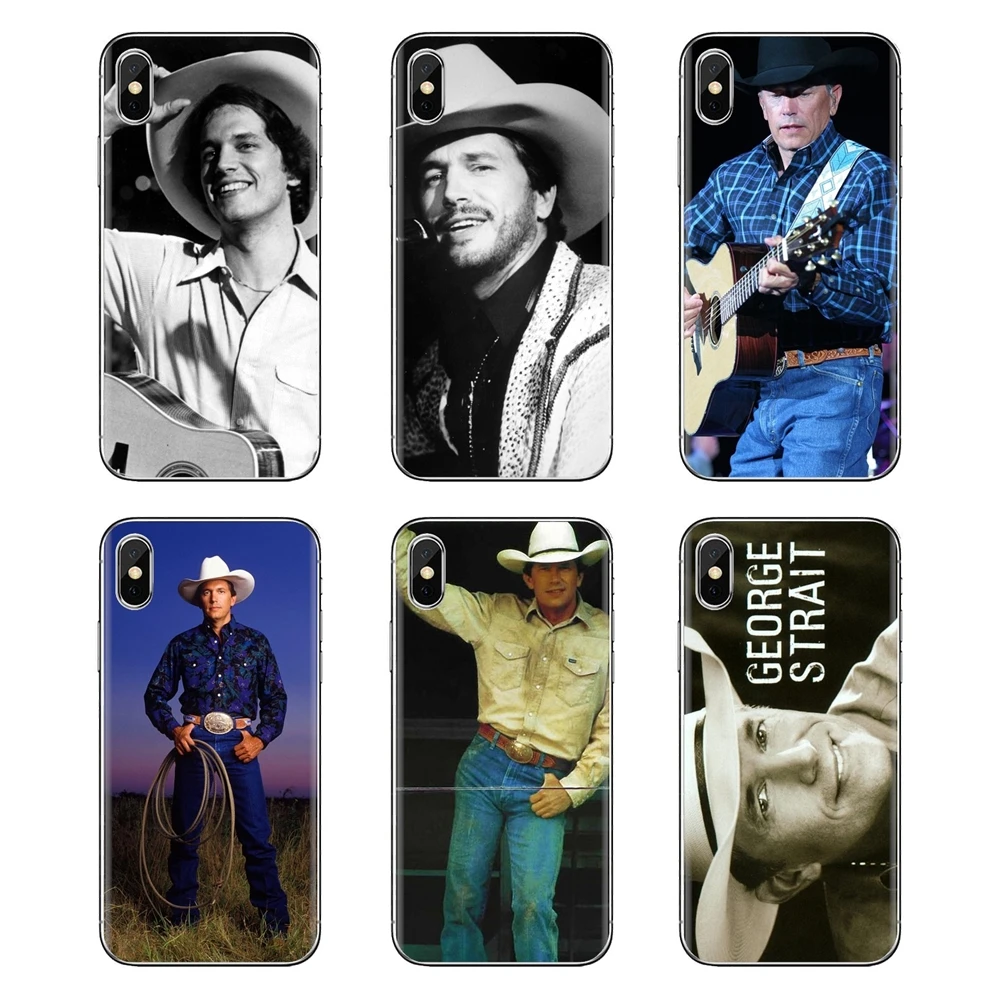For Samsung Galaxy S2 S3 S4 S5 MINI S6 S7 edge S8 S9 Plus Note 2 3 4 5 8 Coque Fundas Soft Shell Case George Harvey Strait music |