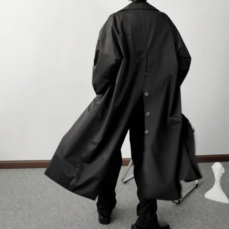 XITAO Button Loose Long Trench Women 2020 Autumn