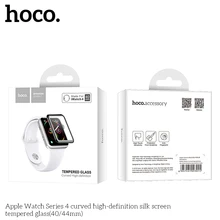 Полный экран тонкий 0,1 мм 9D край 9H против царапин HD Закаленное стекло протектор пленки Смарт-часы экран пленки для Apple Watch 4