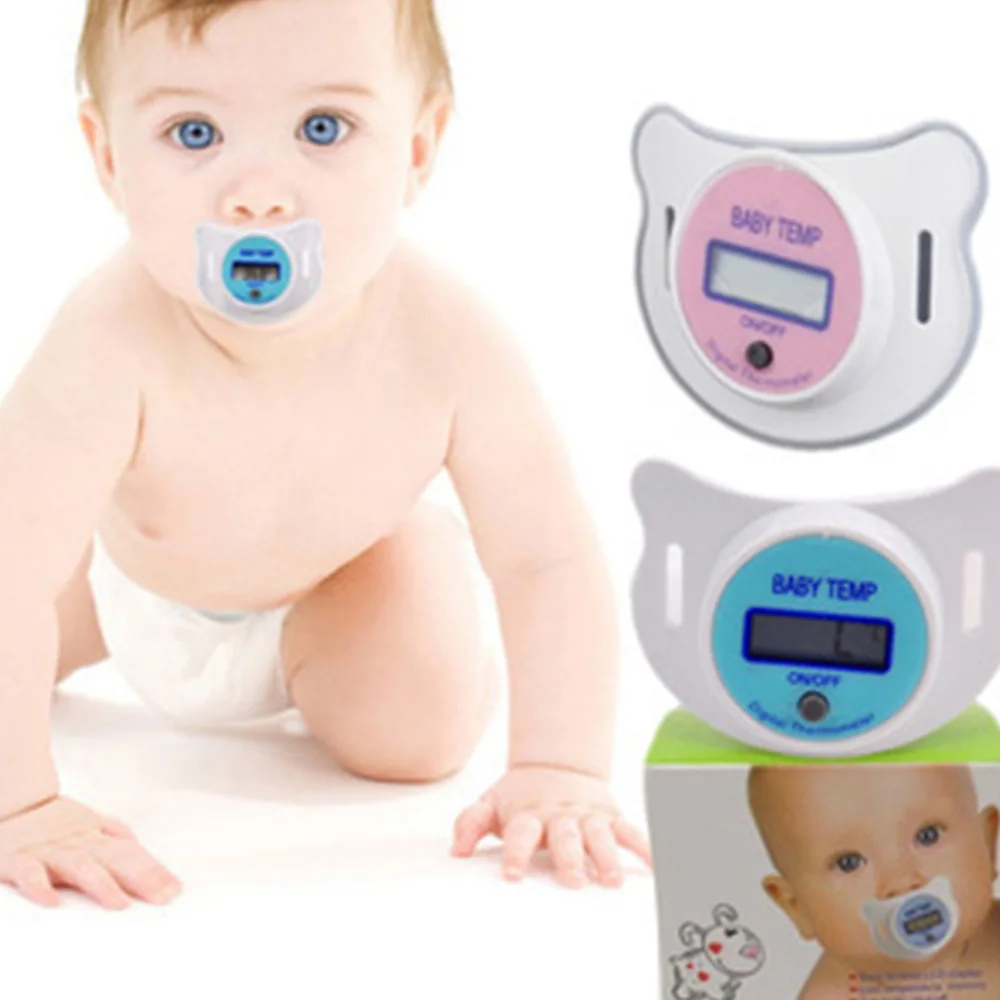 

Baby Nipple Thermometer Medical Silicone Pacifier LCD Digital Children's Thermometer Health Safety Care Thermometer For Children