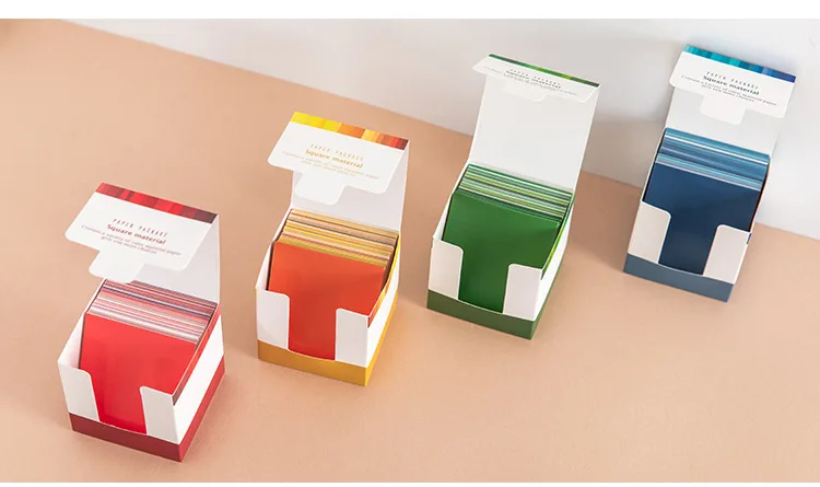 Coloffice серия Yan's Story, цветная блокнот для заметок, простой цветной блокнот, открытка для сообщений, для офиса, школы, Канцтовары, 150 листов/коробка