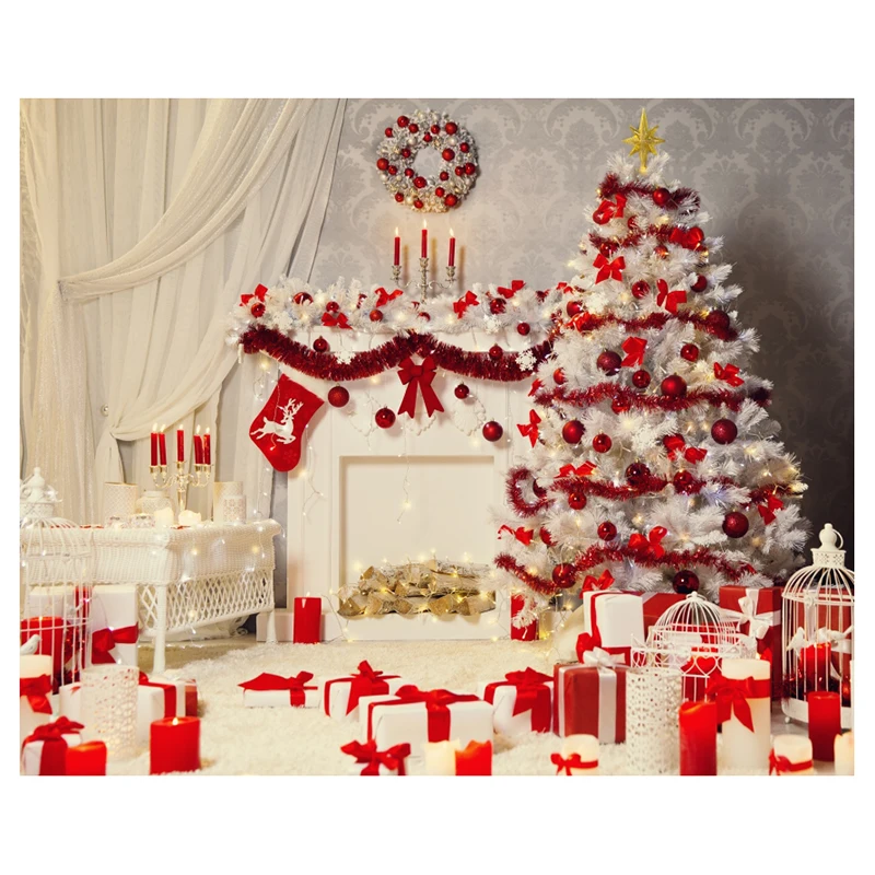 Рождественская вечеринка украшения портативный рождественский стиль складной для фотографии фон год снег подарки Прямая поставка