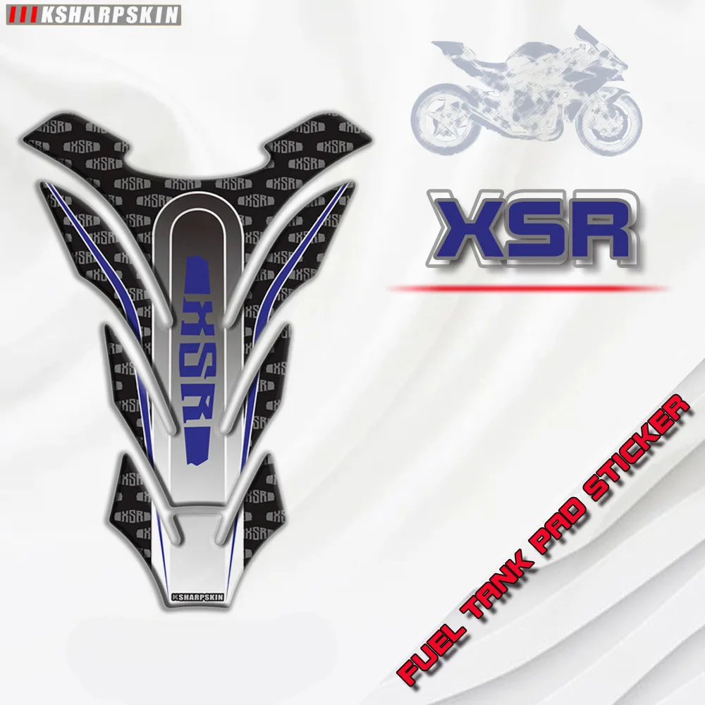 

Мотоциклетная 3d-подушка для топливного бака, декоративная Водонепроницаемая наклейка, Переводные картинки с рыбьими костяшками для YAMAHA XSR xsr