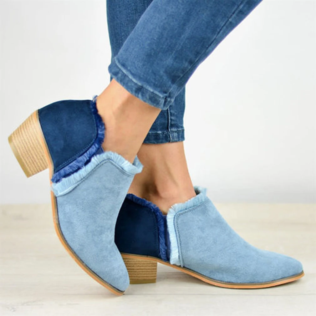 

Women Winter Boots Slip On Women Causal Ankle Boots Platform Shoes Woman Creepers Rubber Flats zapatos de mujer Plus size 35-43