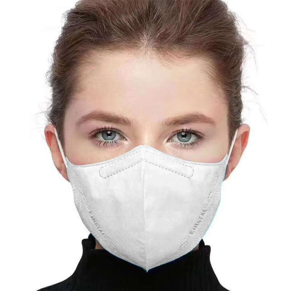 5/10 pcs Dust Proof Face Mask Anti-dust Anti-mist Non-woven Fabric Mouth Mask KN95 Protection Grade