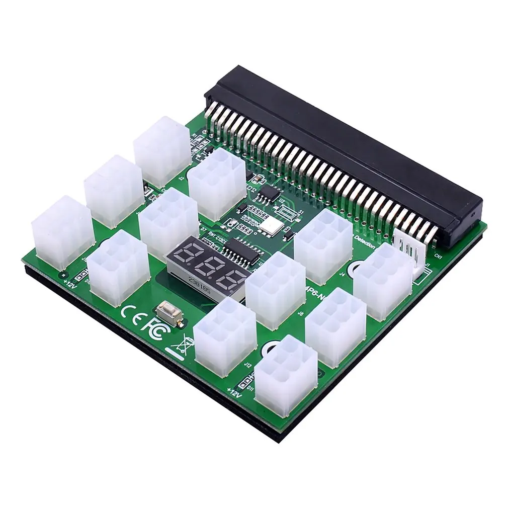 12 шт. 6 Pin PCI-e видеокабели силовой кабель для графического процессора 50 см