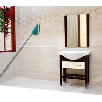 

Clean Reach Mop Quick Cleaner Easy To Use for Hardwood Floors Brush Scrubber Telescoping Bathtub Angled