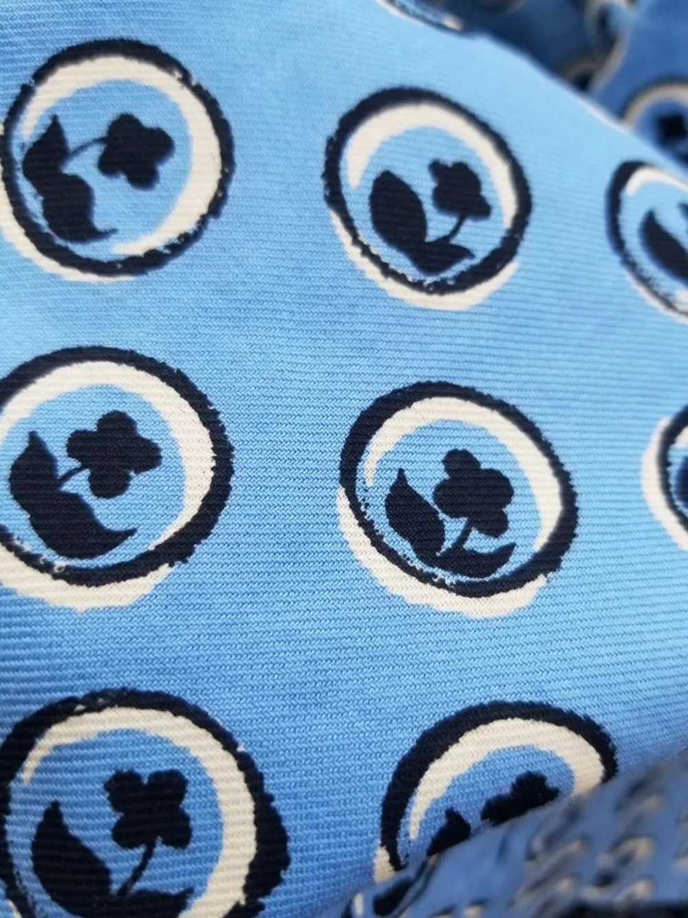 Girls_dress_long_sleeve_cotton_floral_pattern_blue_color_dress_boutique_kids_clothes_princess_girls_