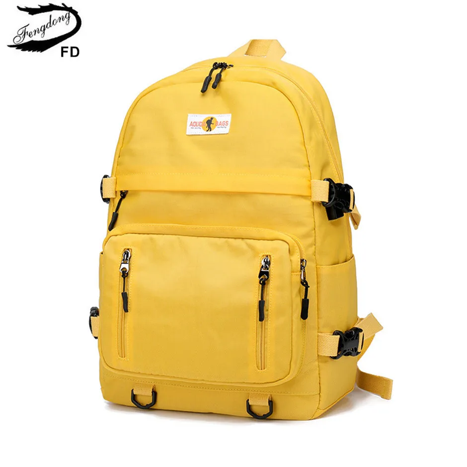Backpack Bookbag Teenage College Large Girls Student Fashion High-School Fengdong Usb