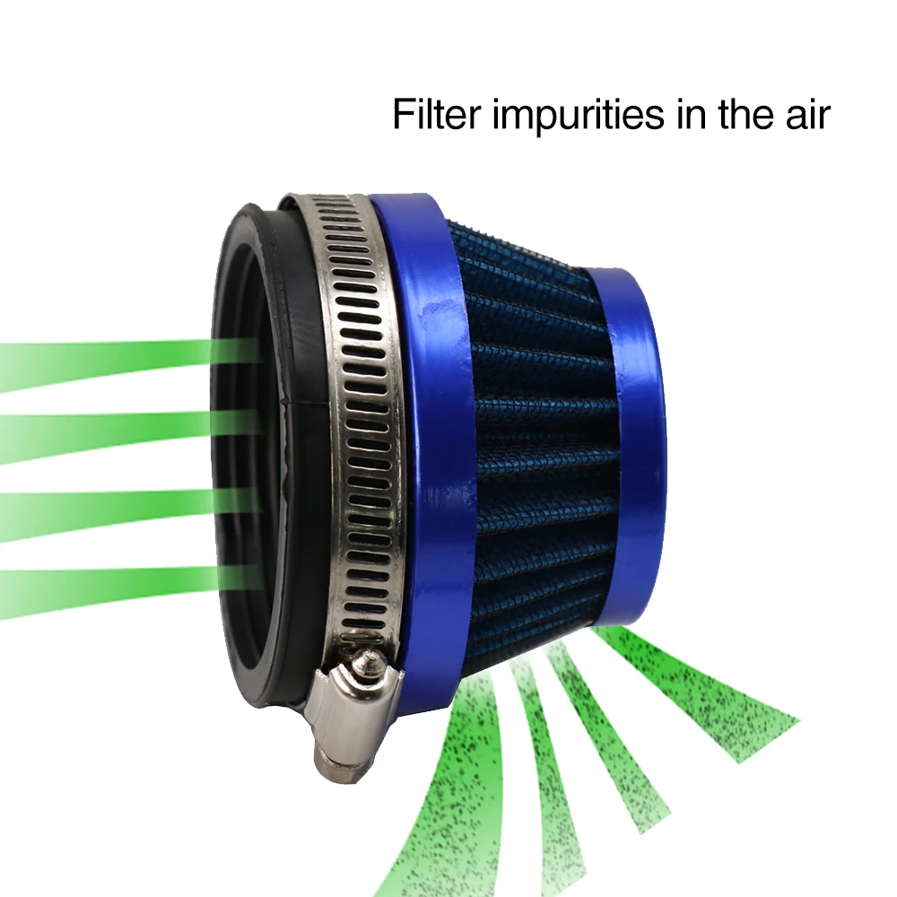 50mm 60mm Universal Motorcycle Air Filter Intake Mushroom Head Air Cleaner For Off-road ATV Quad Dirt Pit Bike Air Filter Motorcycle Air Filter