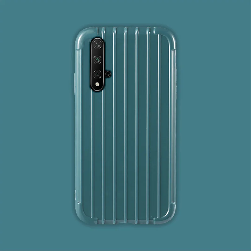 Роскошный багажный чехол для huawei honor 20, Модный милый чехол для костюма, чехол для багажника из ТПУ, силиконовая задняя крышка для huawei honor 20 S, сумка, чехол