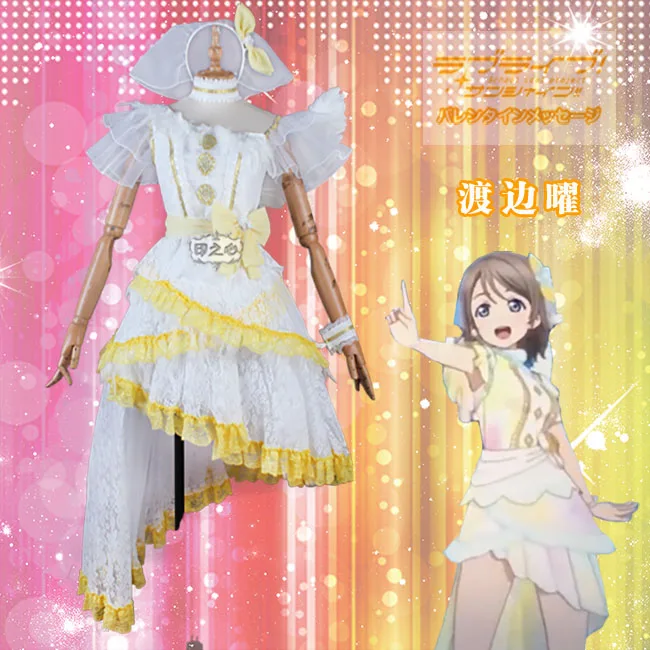 Аниме Love live All Menber Aqours Next Сверкающее платье в стиле Лолиты костюм для косплея на 6