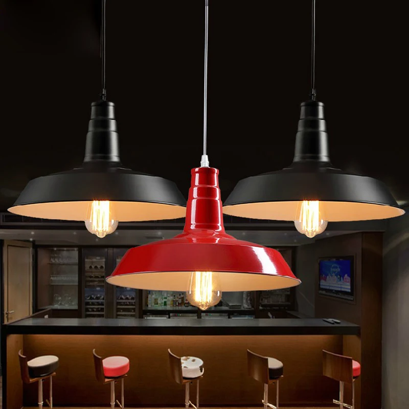 North Europe Iron Vintage Industrial Pendant Light font b Dining b font Room font b Kitchen