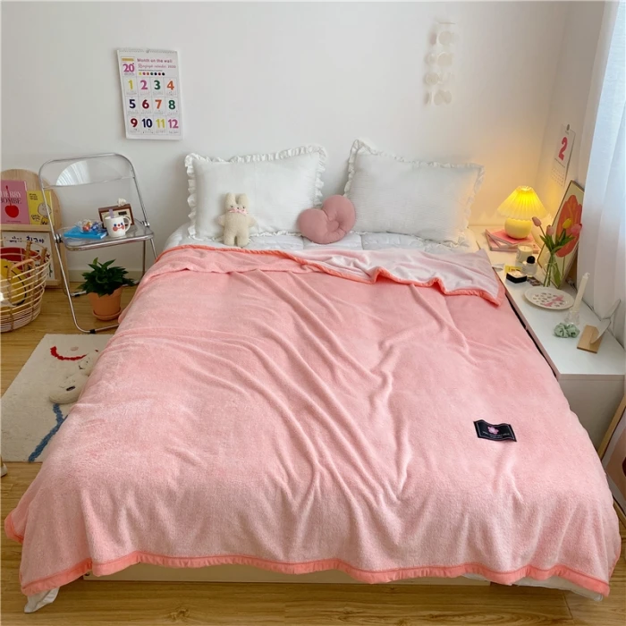 

Flannel Soft Fluffy Throw Blankets for Sofa Bedroom Couch Travel Bedroom- Lightweight, Warm, Cozy and Durable