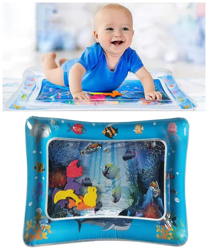 

Creative Dual Use Baby Toys kids Inflatable Water Play Mat Toys Prostrate Water Cushion Pat Pad J0140