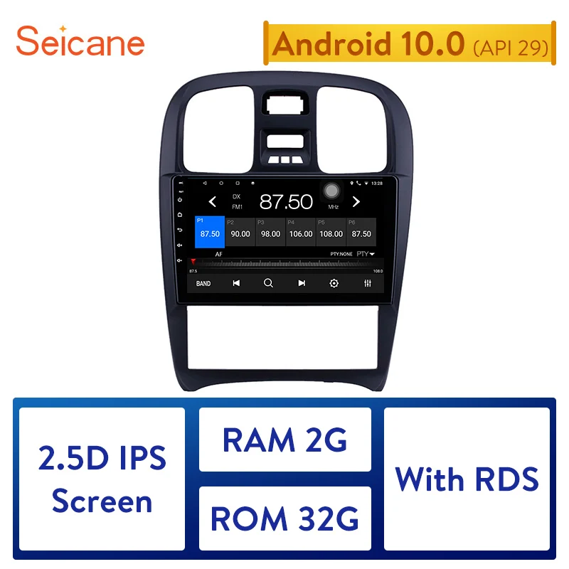 

Seicane Android 10.0 Car GPS Navigation Radio Multimedia Player for Hyundai Sonata 2003 2004 2005-2009 support Carplay TPMS DVR