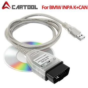 

For BMW INPA K+CAN K CAN INPA With FT232RL Chip INPA K DCAN USB Interface Plus 20pin to 16pin OBD2 Adaptor Connector for BMW