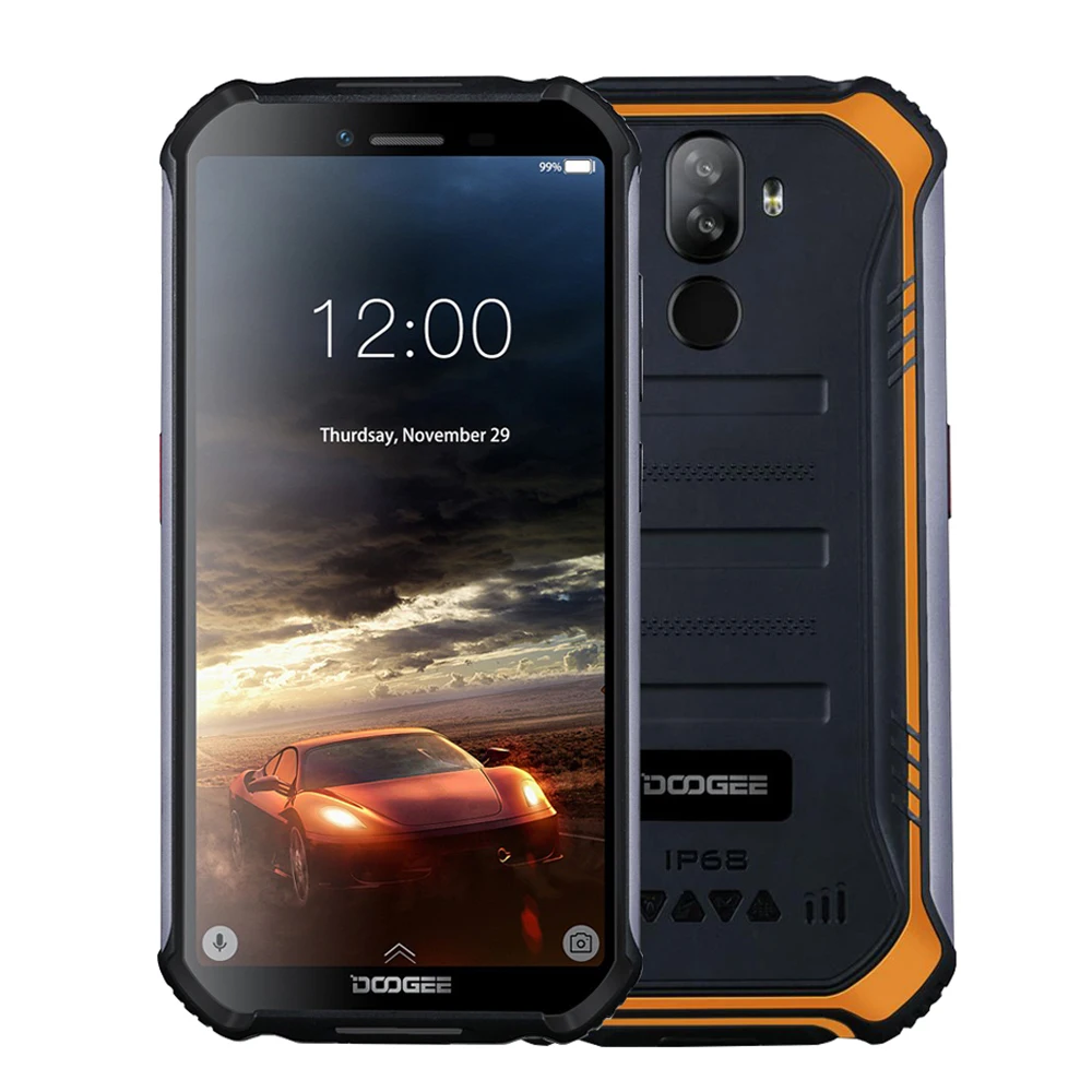 Doogee S40 Lite, 5,5 дюймов, прочный дисплей, смартфон MT6580, четыре ядра, 2 ГБ, 16 ГБ, 8,0 МП, для распознавания лица, отпечатков пальцев, ID, 4650 мАч, аккумулятор, 3G, телефон