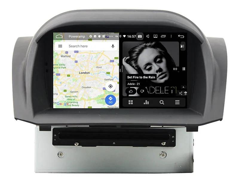 Perfect Belsee Octa Core 4+64GB Android 9.0 Head Unit Car Radio DVD Player GPS Navigation Stereo HD for Ford Fiesta 2013 2014 2015 2016 5