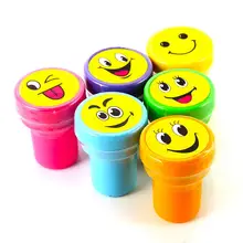 Твистер. CK новые милые штамп смайлик 60 шт./кор. 6 различных моделей